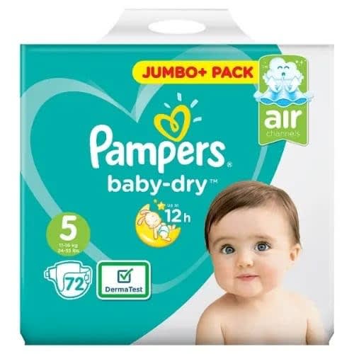 pampers jumbo pack 5 72