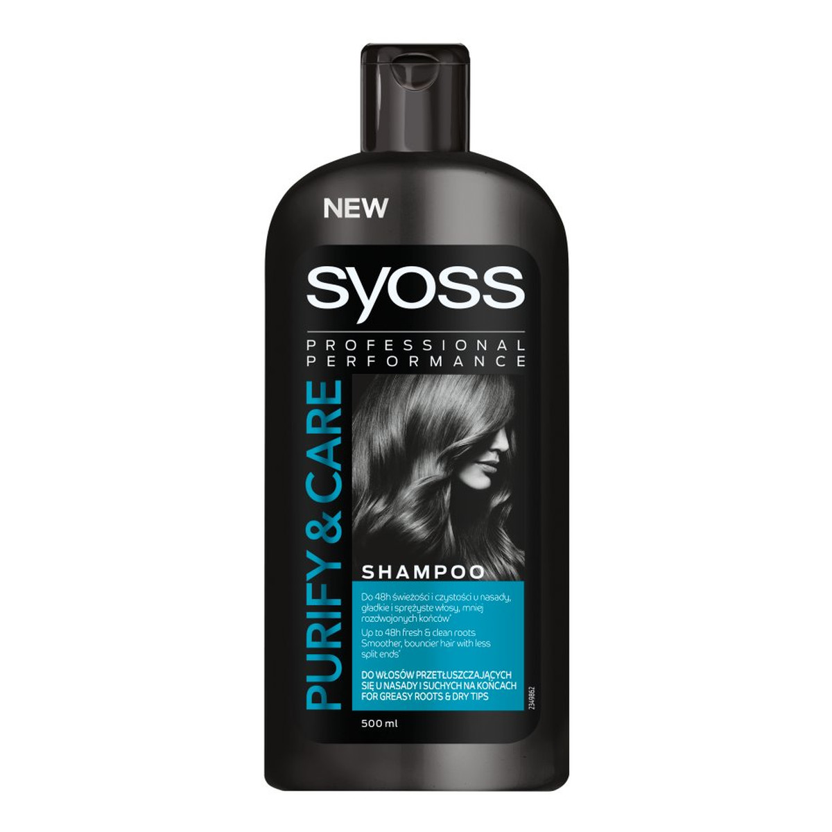 syoss pure & care szampon do włosów przetłuszczających się