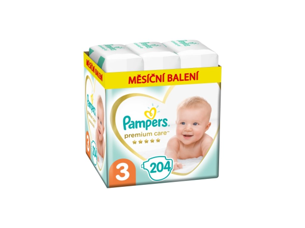 pampers premium care 3 midi 204