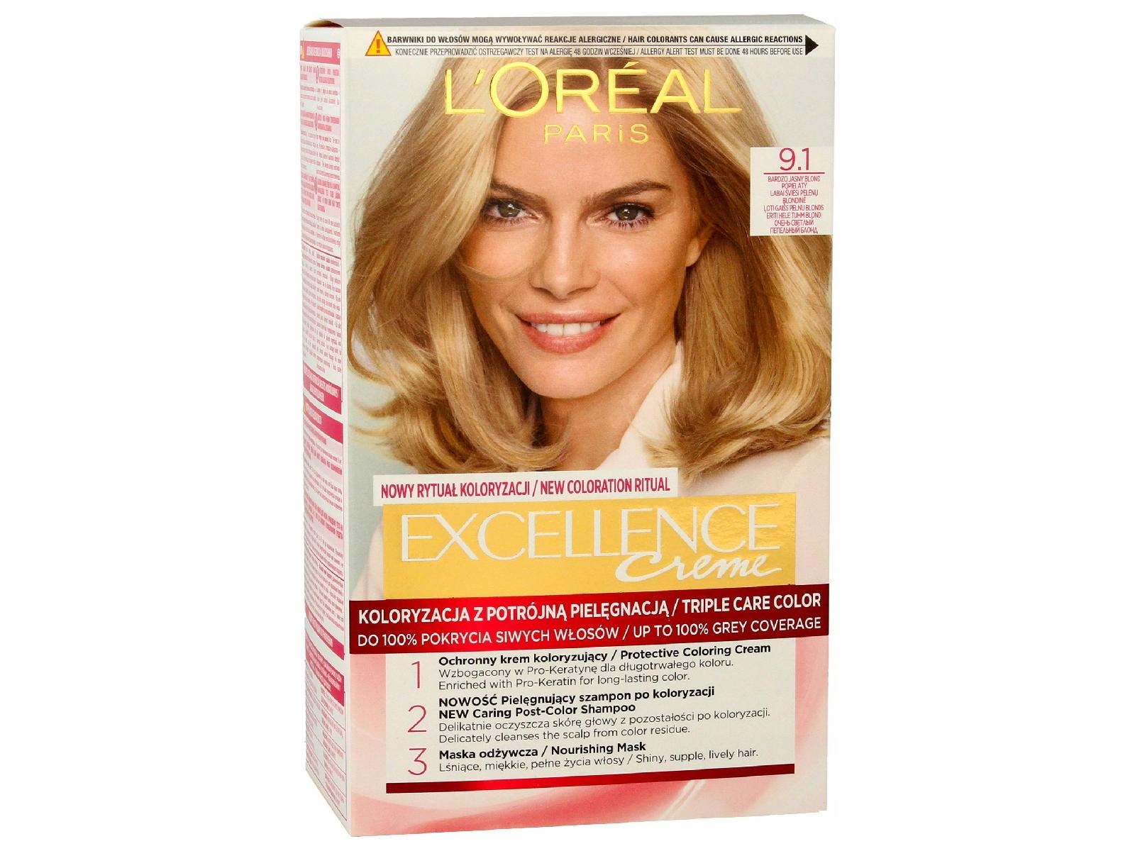 szampon koloryzujacy loreal jasny perlowy blond allegro