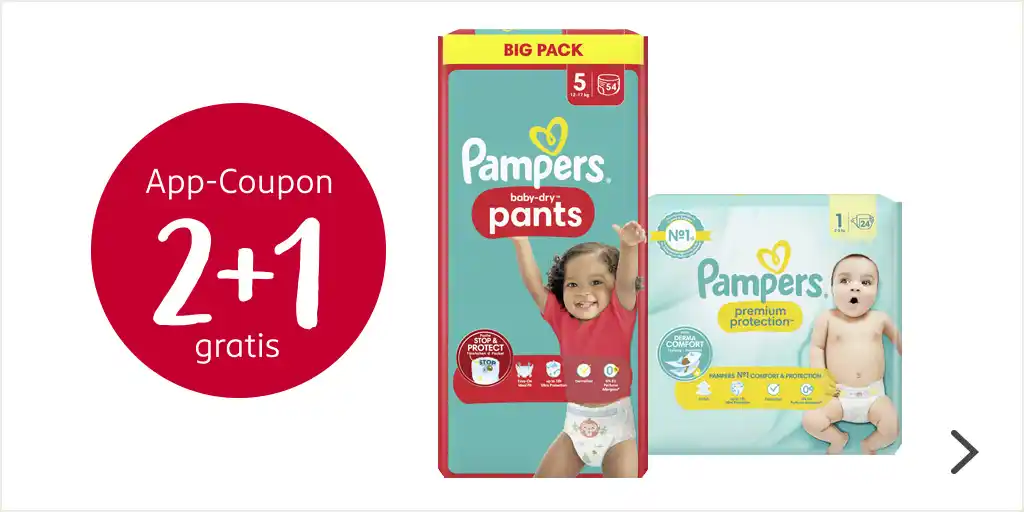 rossmann pampers 4 euro gutschein