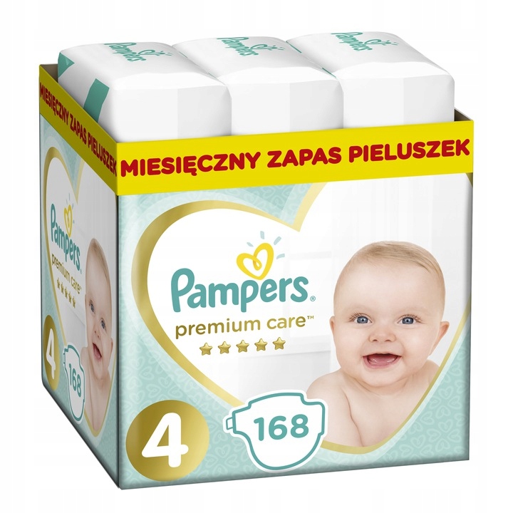 pieluszki pampers 168 szt