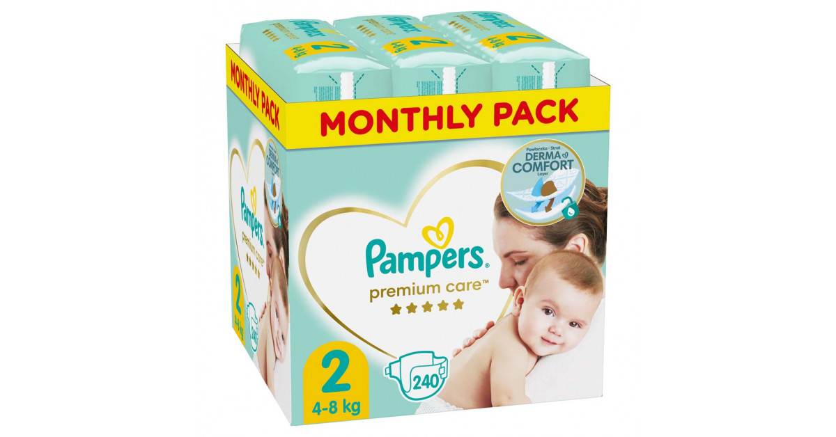 pampers premium care 2 240 ks