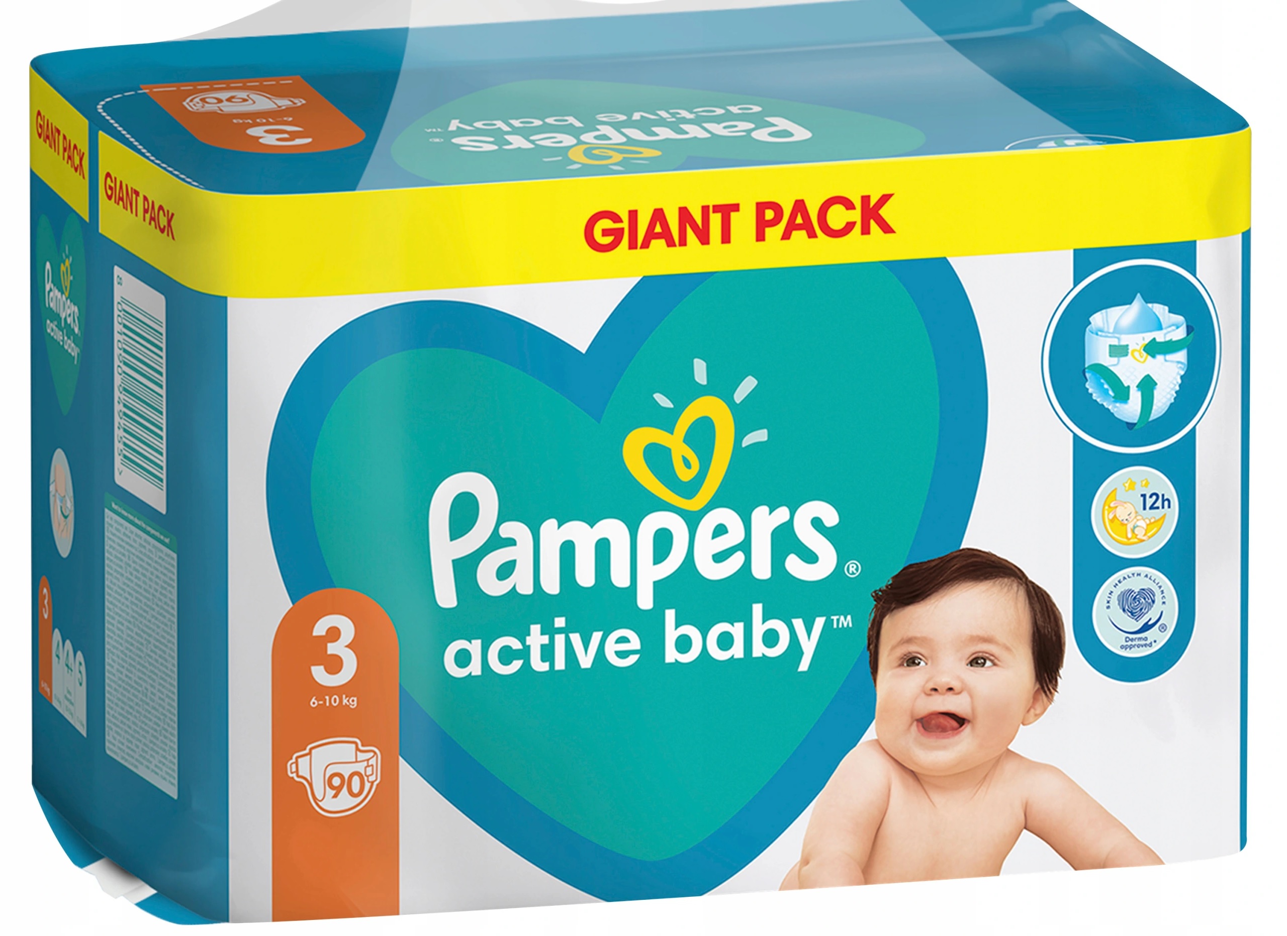 pampers 6-10 kg 90 sztuk