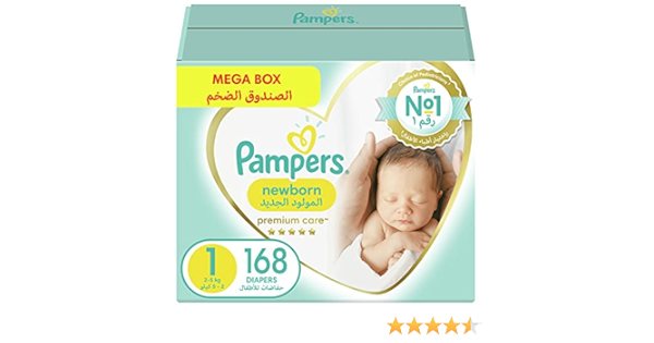 pampers premium mega box size 1