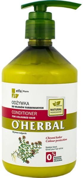 o herbal odżywka do włosów farbowanych