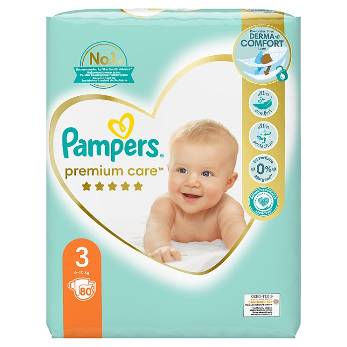 pieluchy pampers premium care 3