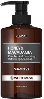 kundal szampon do włosów białe piżmo honey&macadamia shampoo white musk