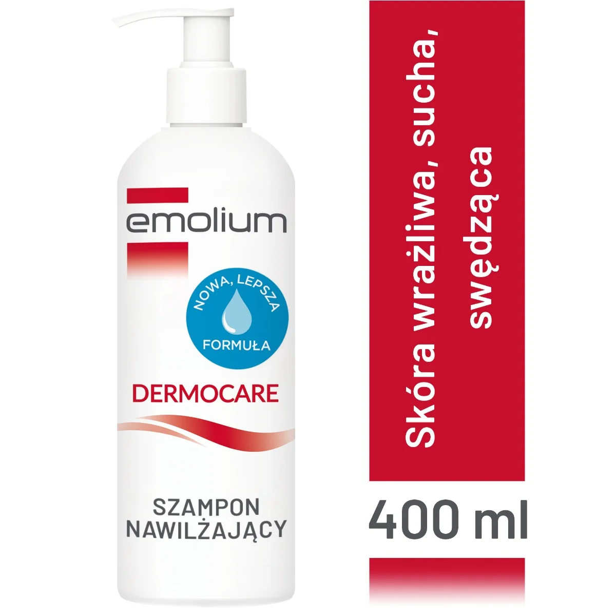 emolium szampon nawilżający 400ml