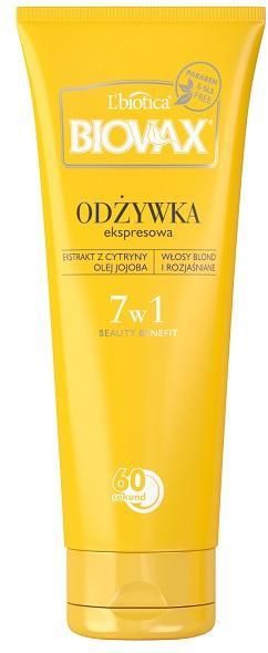 biovax odżywka do włosów blond