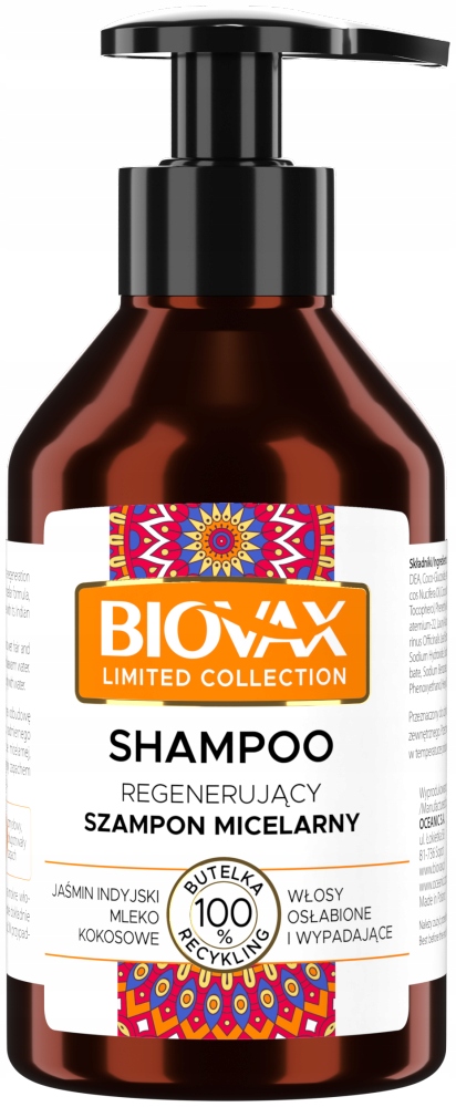 biovax szampon micelarny jaśmin