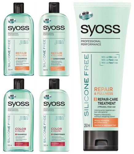 syoss silicone free color & volume odżywka do włosów farbowanych