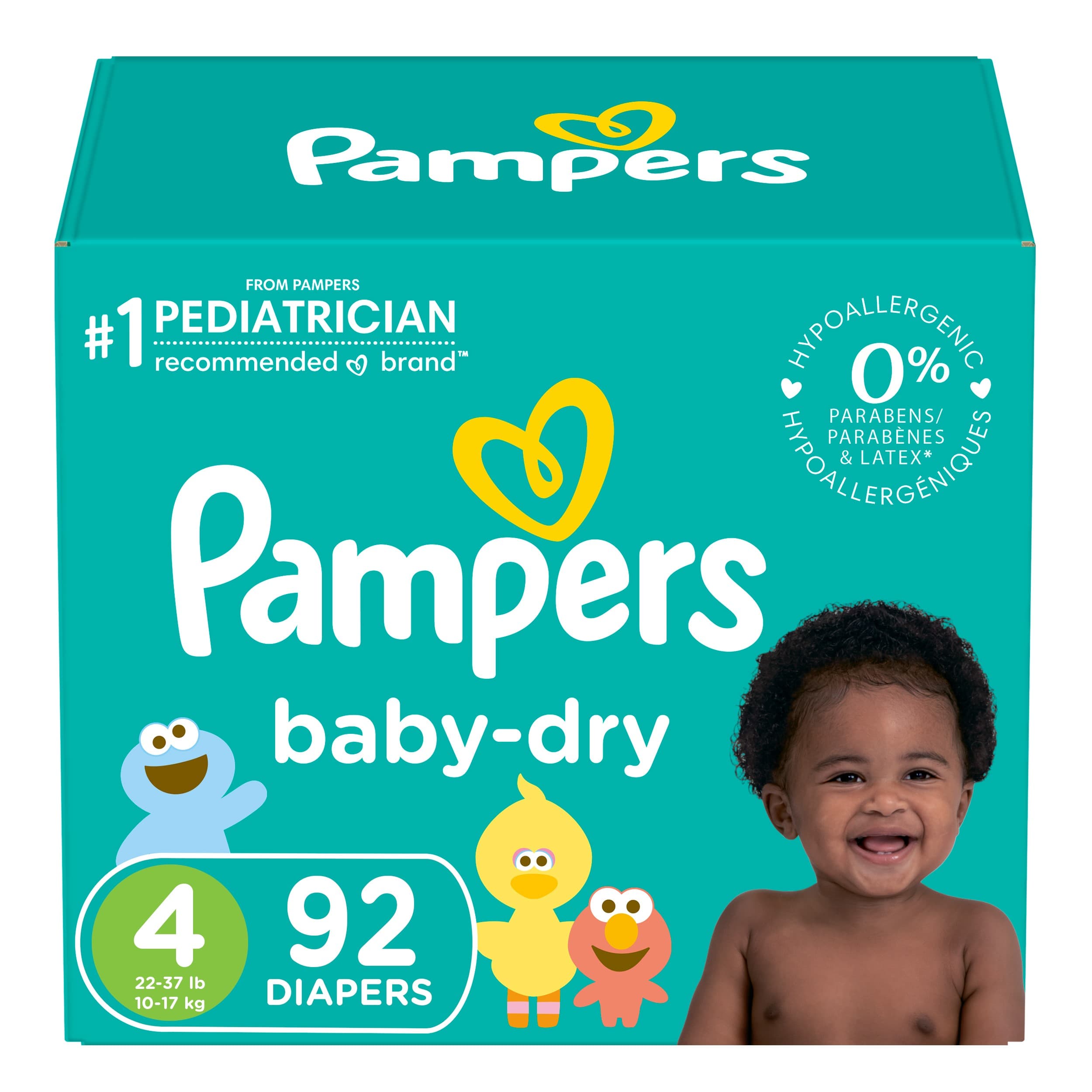 pampers new born dry