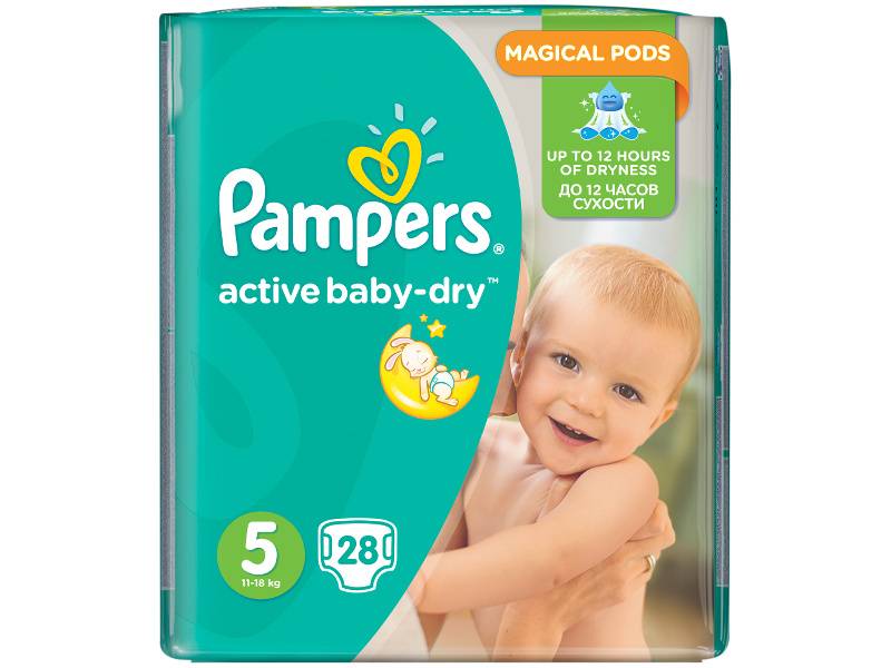 pieluszki pampers active baby-dry