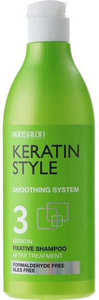 prosalon keratin style 3 keratynowy szampon utrwalający 275g ceneo