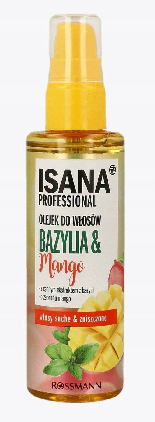 olejek do włosów isana hair professional