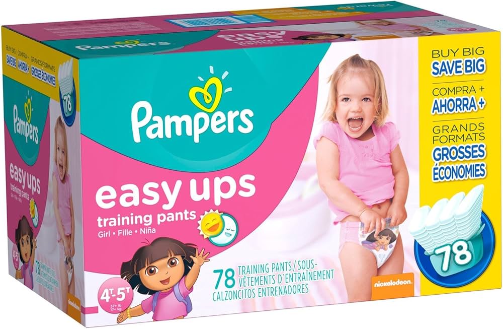 fralda pampers easy ups girl