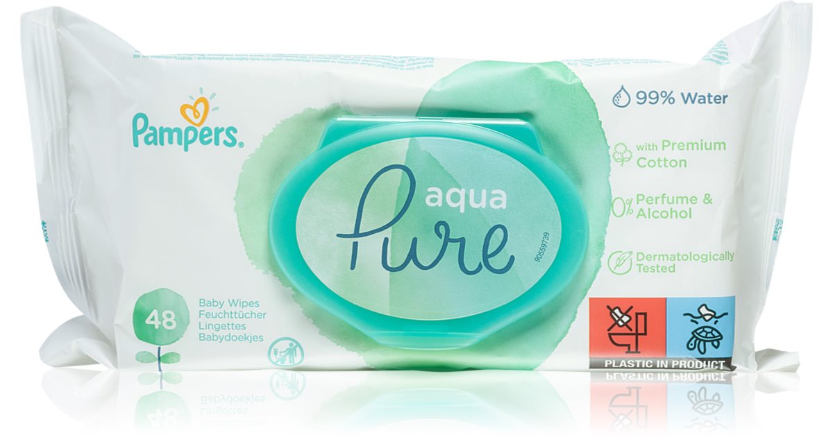 chusteczki pampers aqua pure norwegia