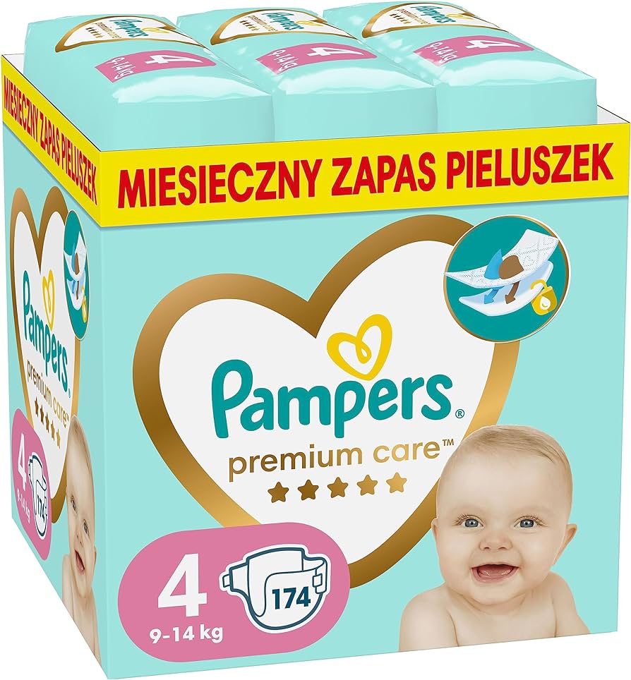 pieluchy pampers 4 premium care