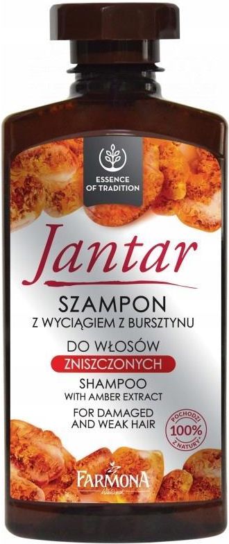 szampon na porost wlosow jantar