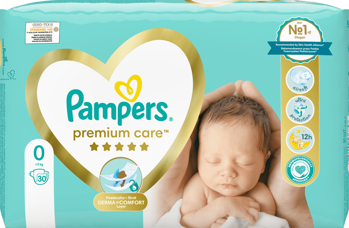 tesco pampers premium care 0