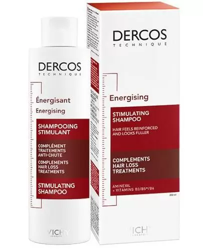 vichy dercps energising.czerwony szampon