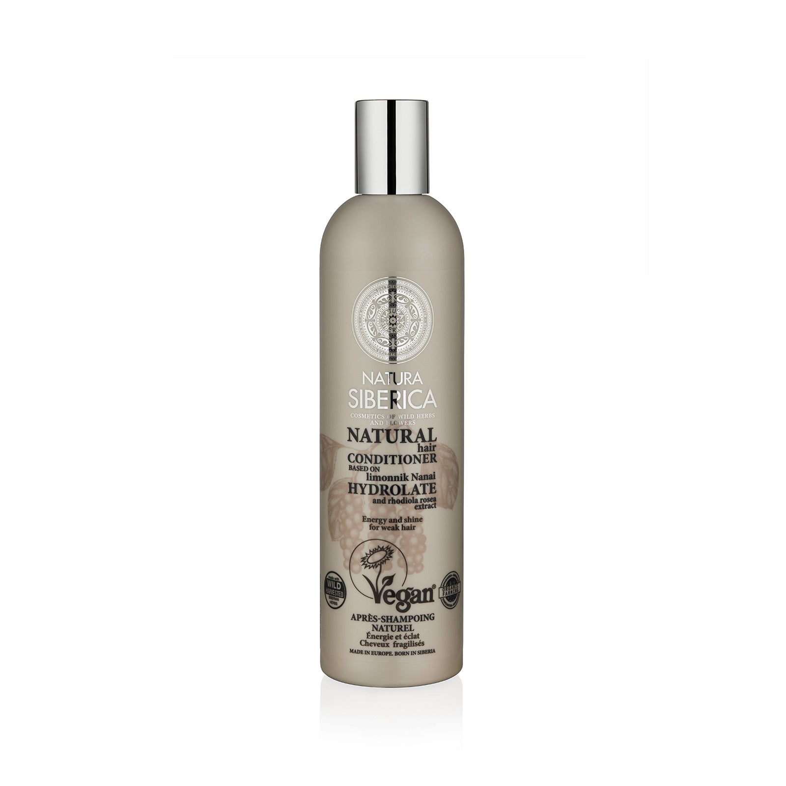 natura siberica szampon deep cleansing & care conditioner