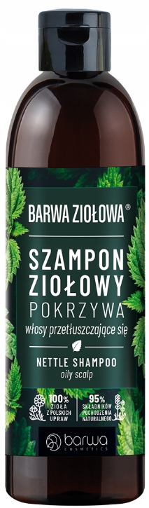 barwa szampon do włosów pokrzywowy