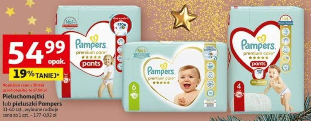 pampers premium care 1 88 szt auchan