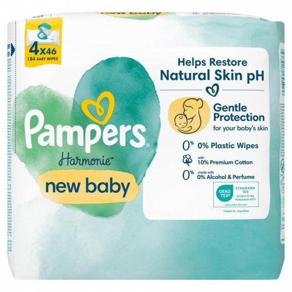 chustexzki nawilzane new born pampers