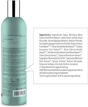 natura siberica neutralny szampon ingredients