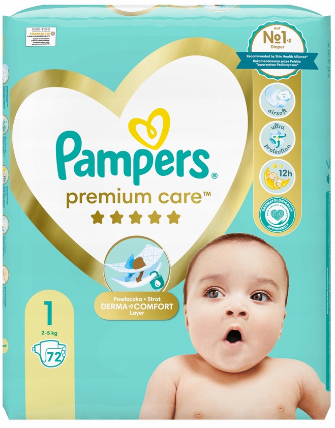 pampers pieluchy pieluszki newborn