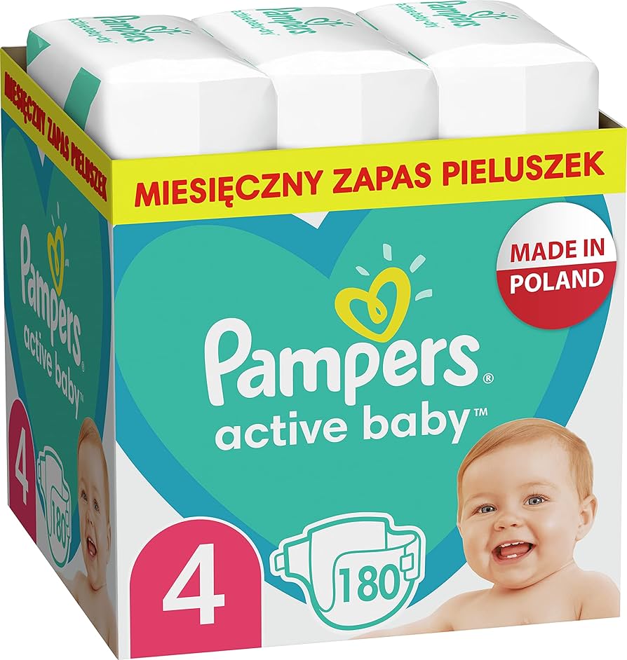 tytuł nosi pieluchy pampers 9