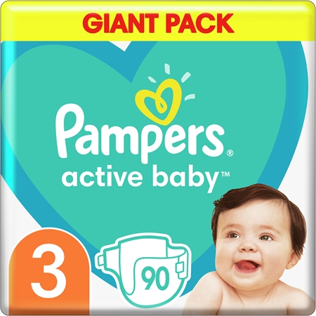 pampers active baby 3 54 szt