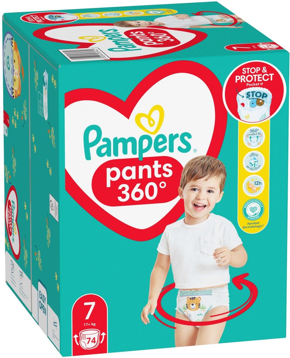 pampers rozmiar 7 pants jumbo pack ceneo