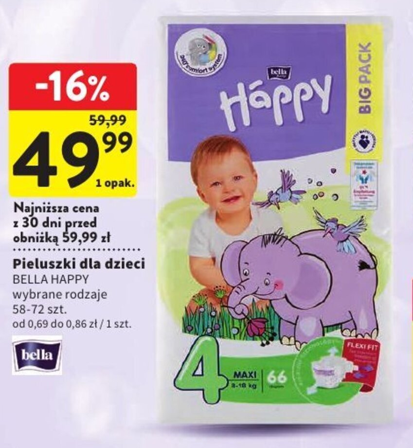 pieluchy bella happy 4 rossmann