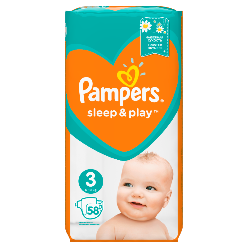 pampers sleep and play rozmiar 3 58 sztuk kaufland