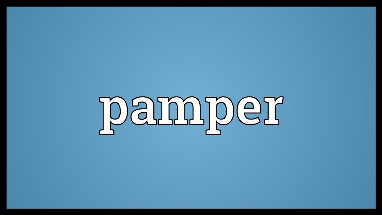 pamper перевод