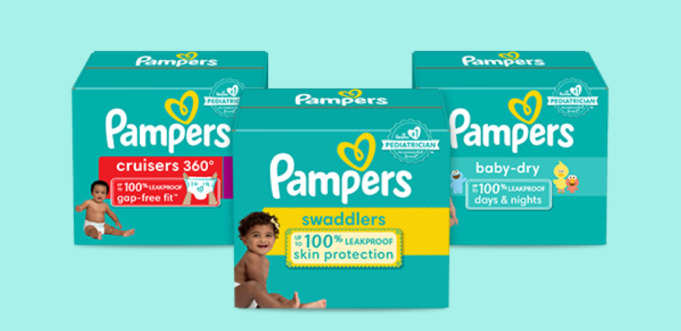 pampers official website