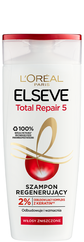 loreal total repair 5 szampon regenerujący włosy zniszczone