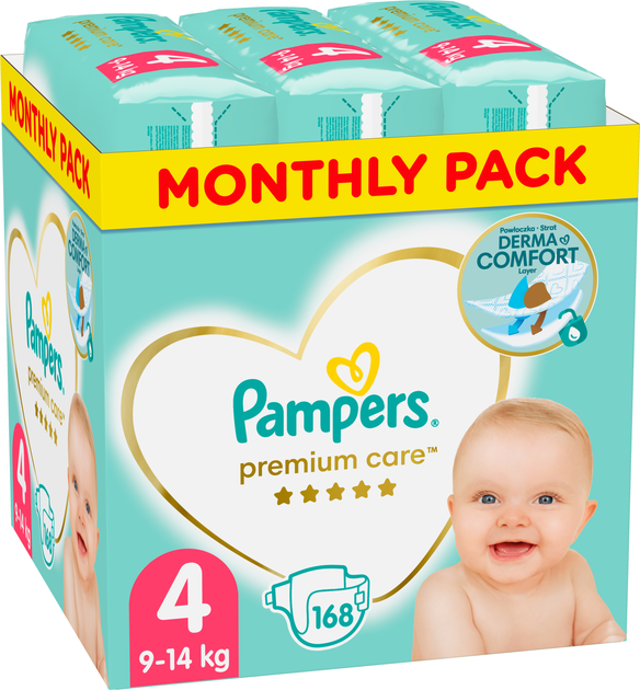 pieluszki pampers 168 szt