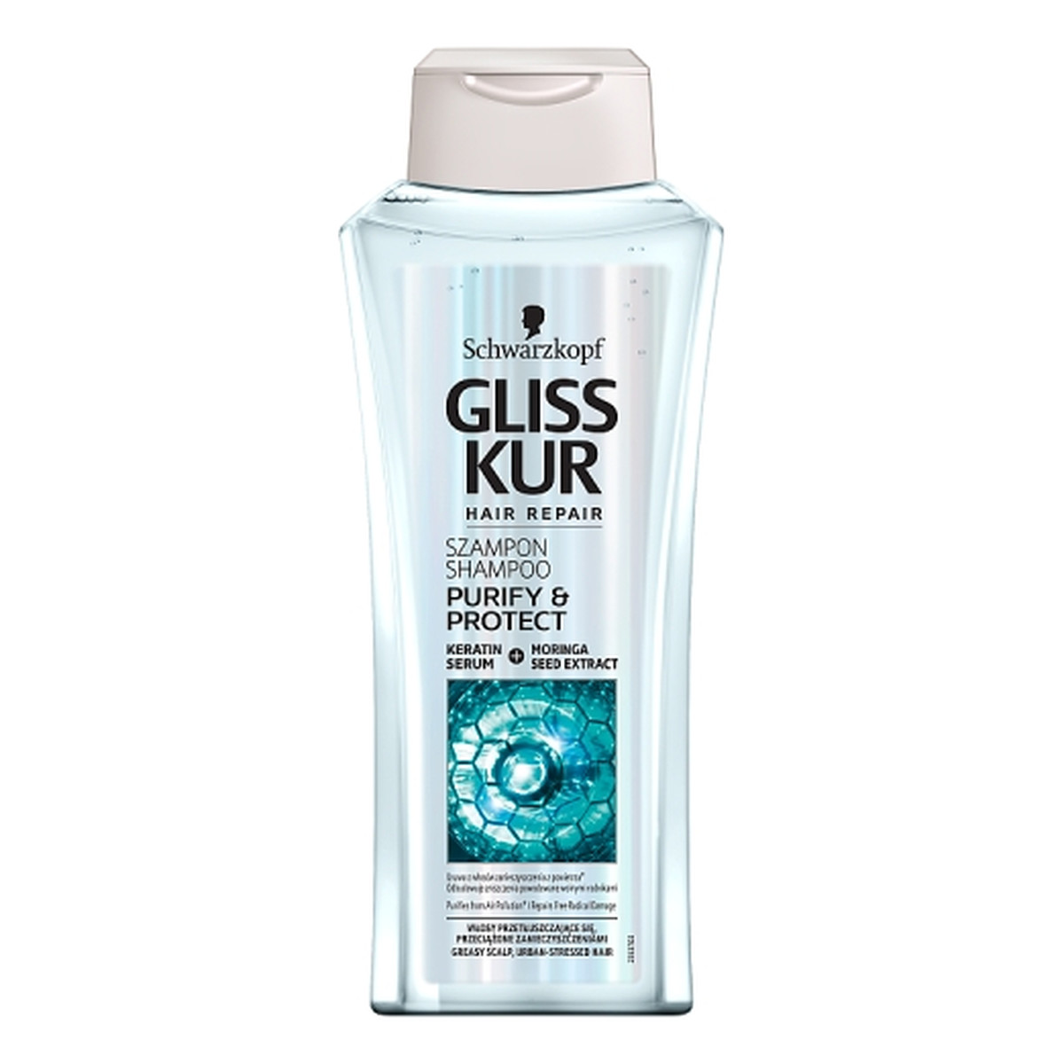 gliss purify&protect szampon włosy przetłuszczające się 400ml