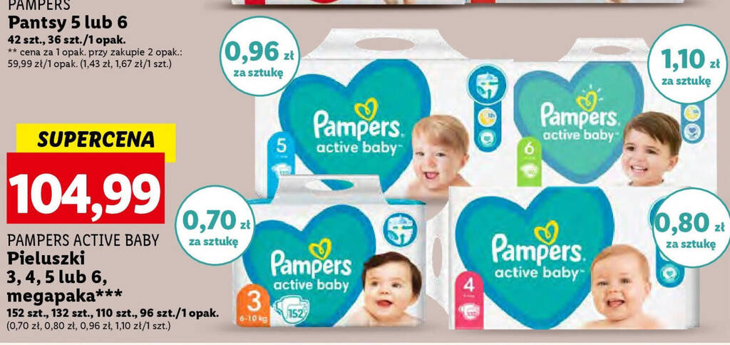 pampers w lidlu promocje