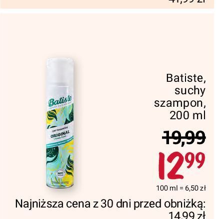 suchy szampon batiste 50 mlrossmann