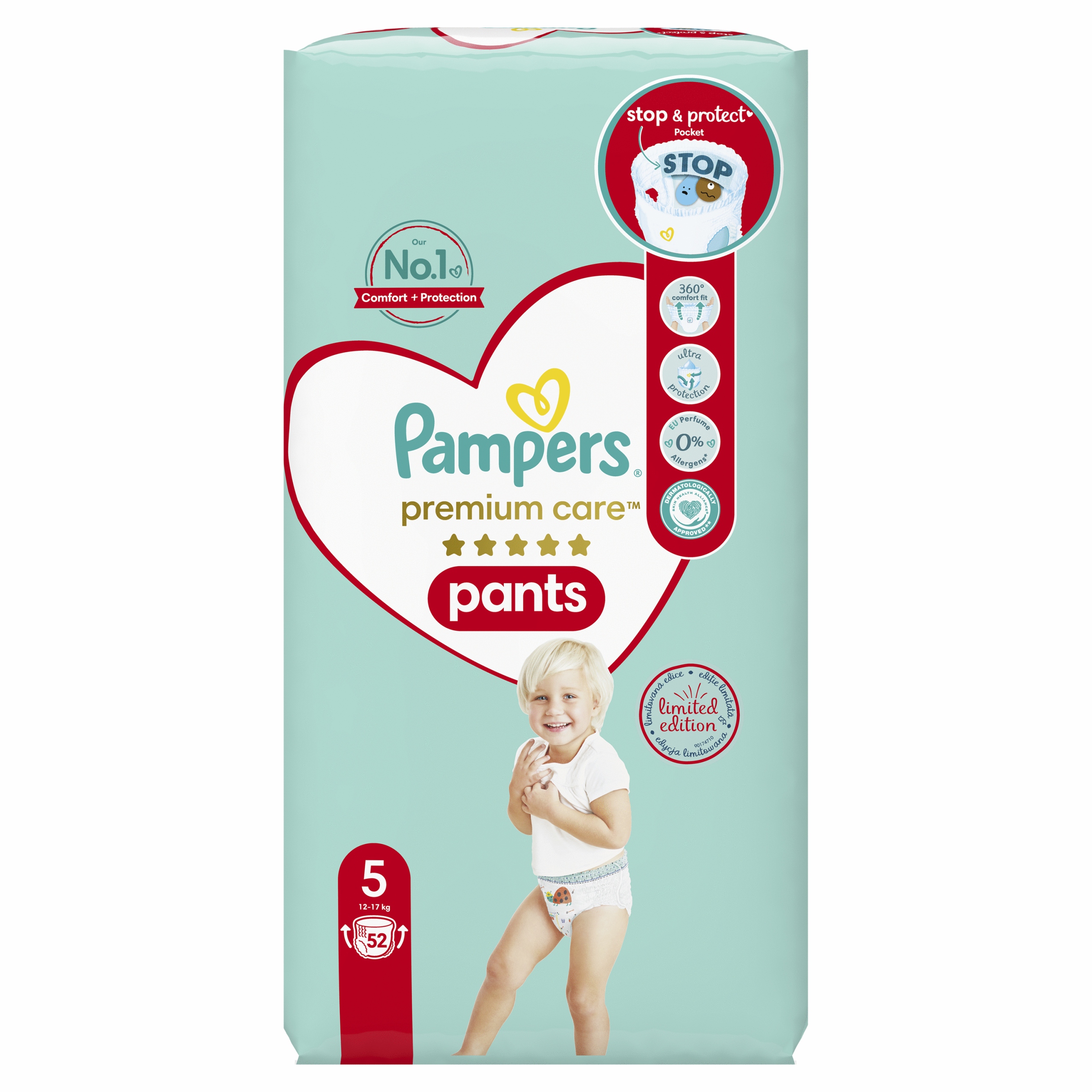 pieluchomajtki pampers junior