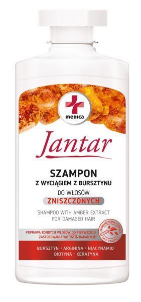 szampon jantar bursztyn z maska wax