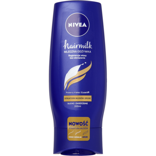 promocja nivea hairmilk mleczna odżywka do włosów o strukturze grubej