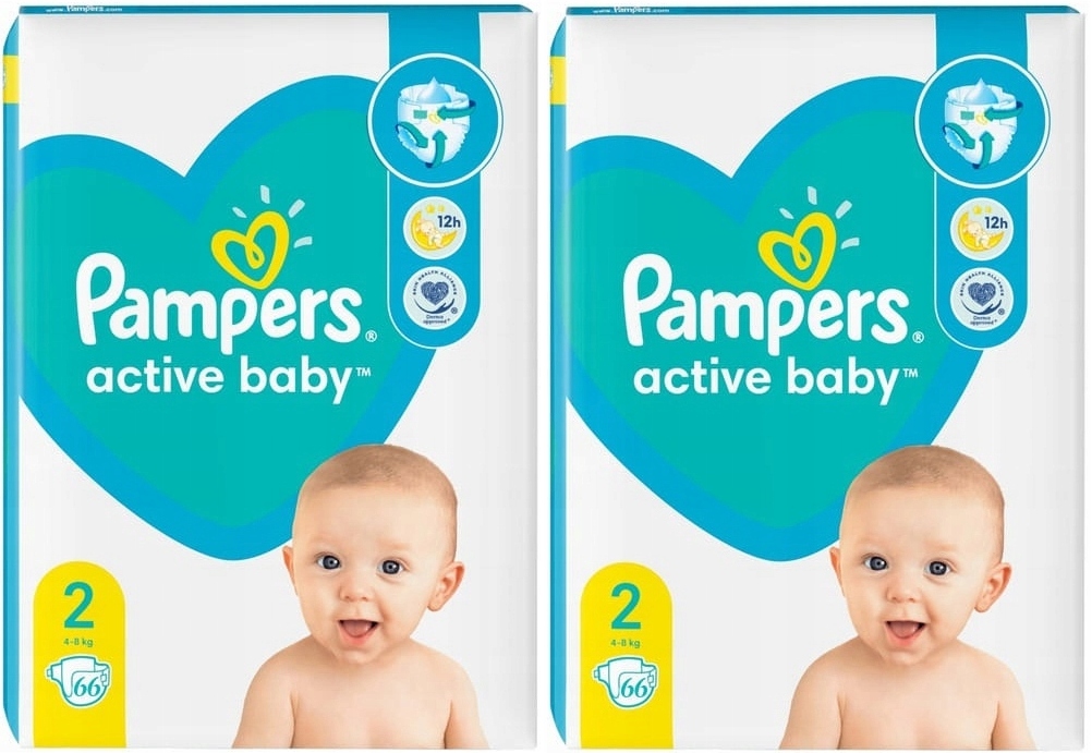 pieluchy pampers 2 active baby dry