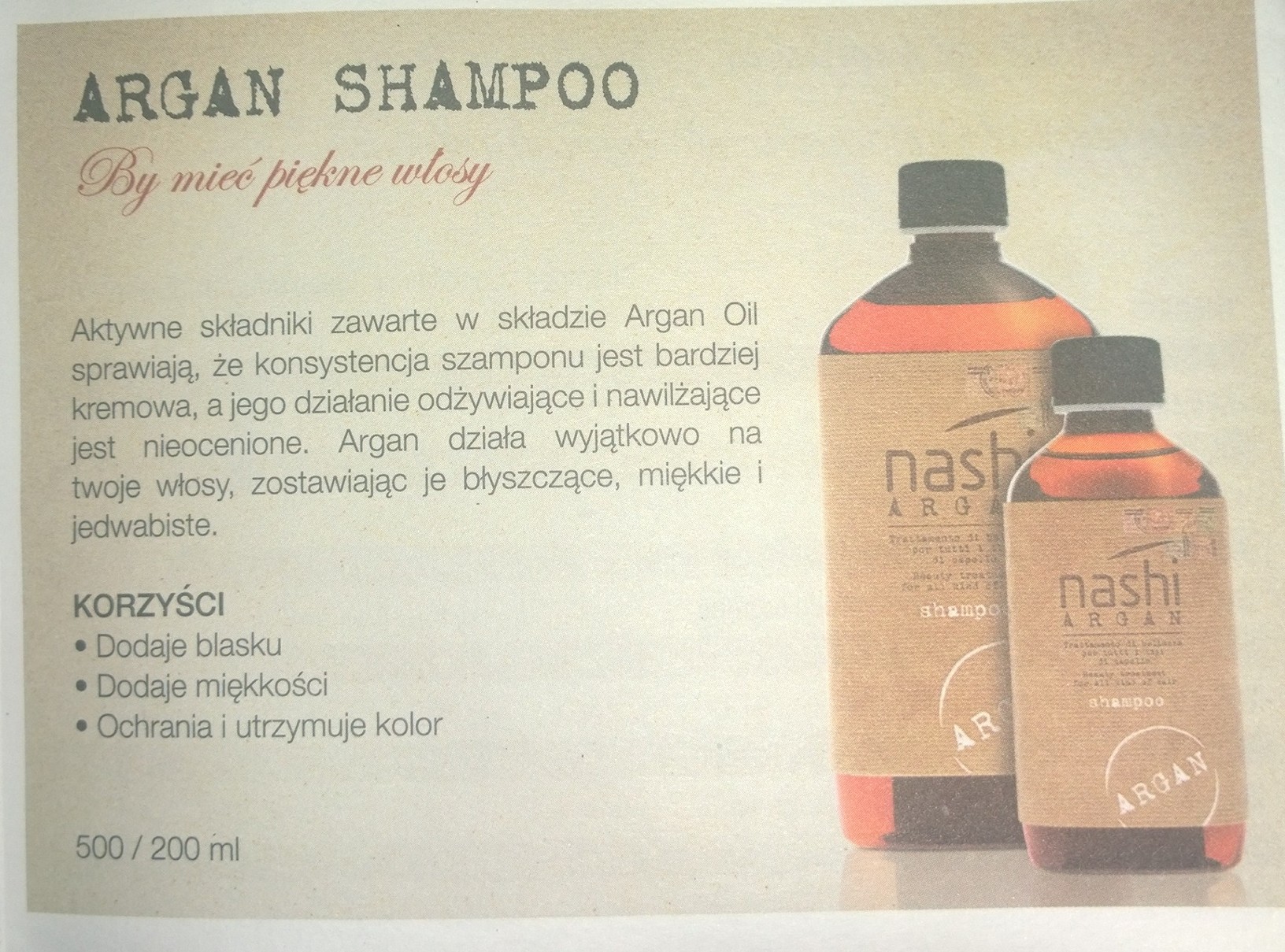 nashi argan szampon skład