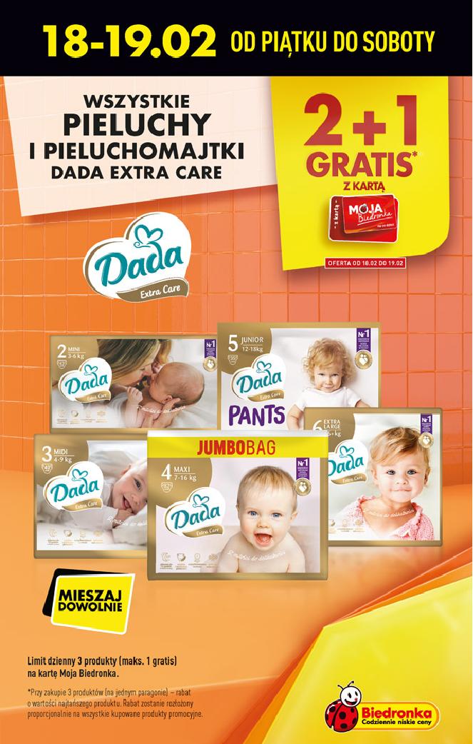 pieluchy biedronka promocja